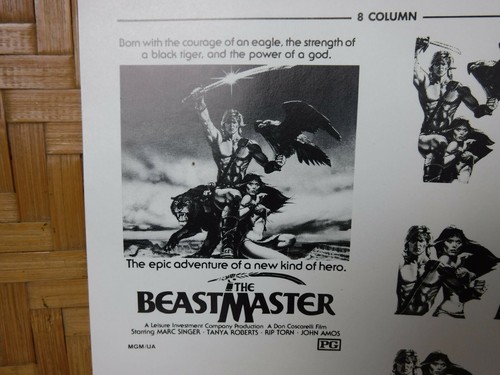 The beastmaster movie mini - beastmaster,